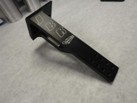 RBZ-101-HD  Billet Throttle Cable Bracket: Big & Ugly  Birdcatcher  Buzzardcatcher Carbon Fiber Hat